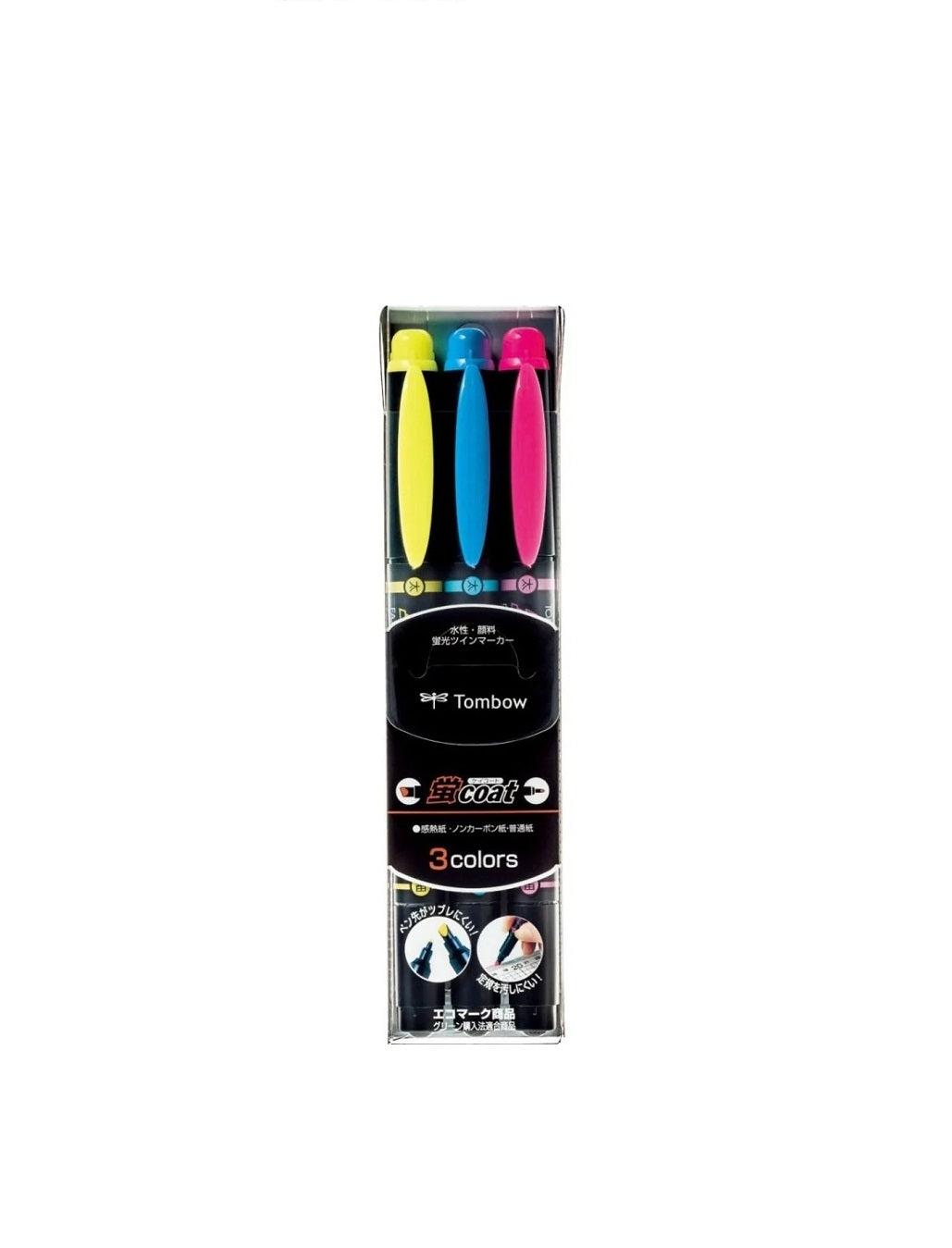 Tombow Set 3 Markere, Highlighter, Culori Neon