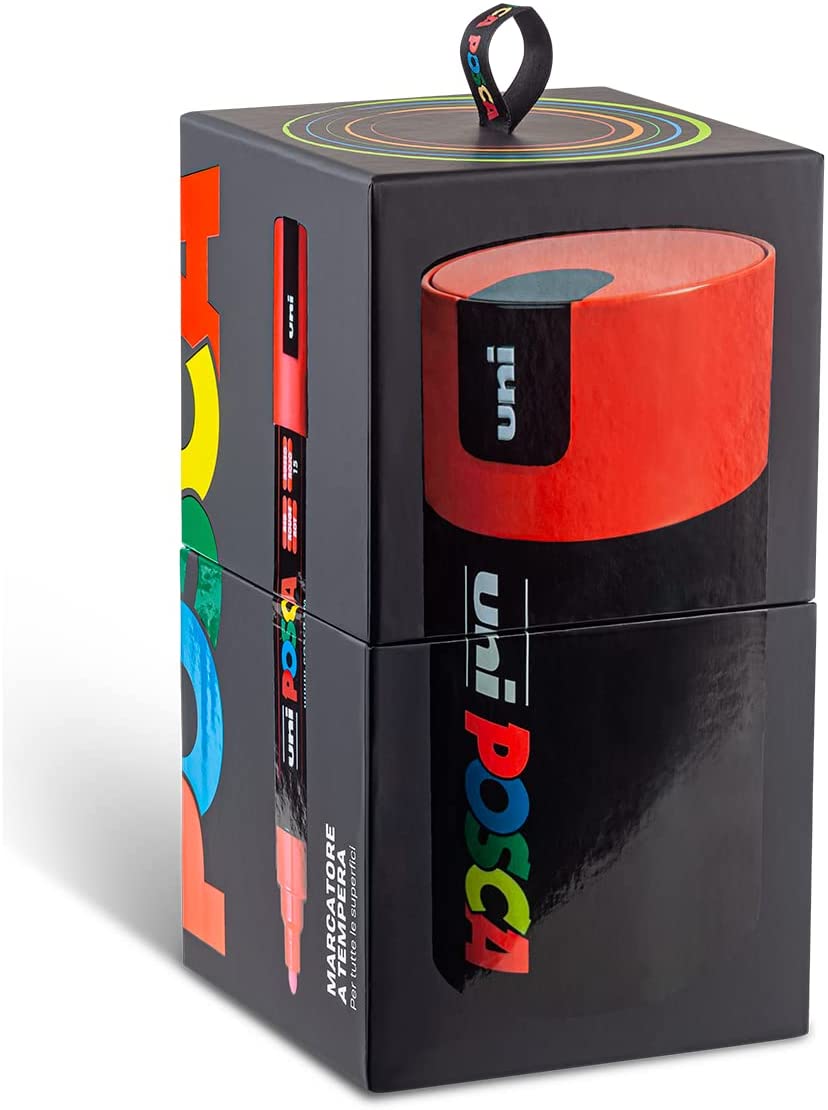 Posca Paint Marker 18 Culori PC-5M Multicolor Set