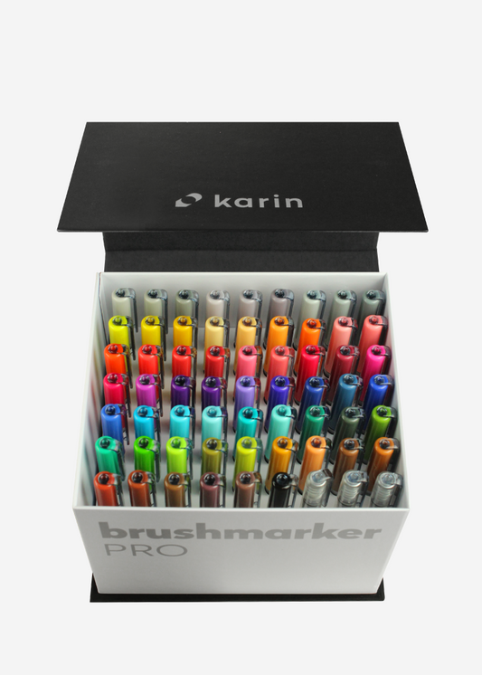 Karin Set 60 Markere Pro+3 Blendere Mega Box Multicolor